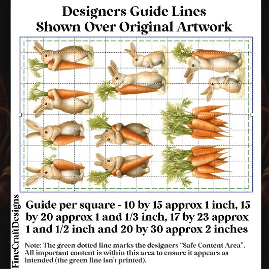 バニーお洒落ペアとカートの設定DC1デコページ 薄葉紙
