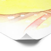 バニーお洒落ラビットカップオブティーイラストレーション フォトプリント            (角)