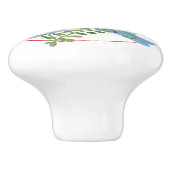 バニーお洒落ラビットフォーク素朴子供部屋子 セラミックノブ (側面)