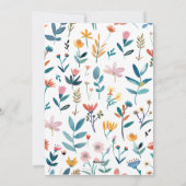 バニーお洒落耳開花ディライトイースター シーズンカード (裏面)