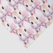 バニーかわいい水の色ピンクの赤ちゃんシャワー 薄葉紙 (詳細)