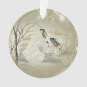 バニーかウサギのクリスマスオーナメント オーナメント (正面)