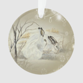 バニーかウサギのクリスマスオーナメント オーナメント