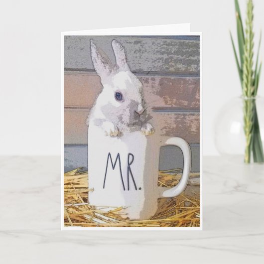 バニーがあなたを愛している カード (正面)