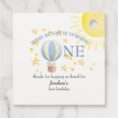 バニーがのまわりにOne The Sun Boys 1st Birthday フェイバータグ (裏面)