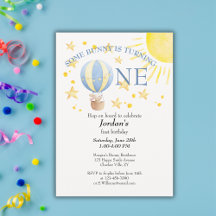 バニーがのまわりにOne The Sun Boys 1st Birthday