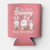 バニーがビールハッピーイースター 缶クーラー (正面)