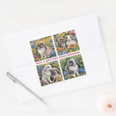 バニーが大好きな女の子だ スクエアシール (封筒)