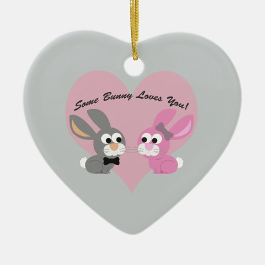 バニーが好きなの！ セラミックオーナメント (正面)