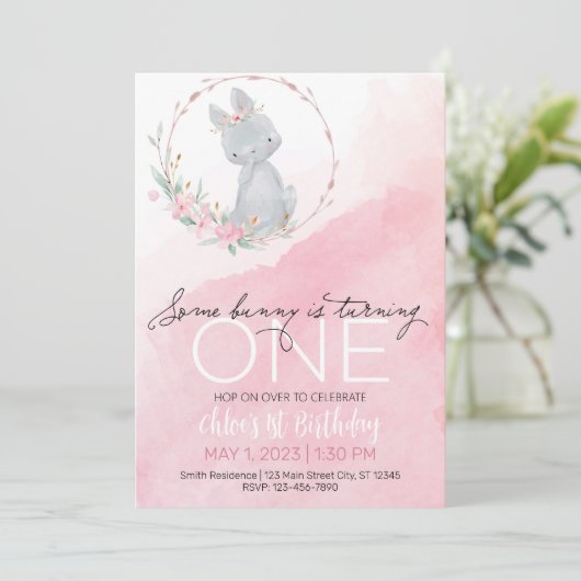 バニーが曲がっている 招待状 (スタンド正面)