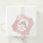 バニーが来たぞ！イースターベイビーシャワー フェイバータグ (インサイチュ)