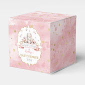 バニーが来たぞ！イースターベイビーシャワー フェイバーボックス (正面サイド)