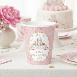 バニーが来たぞ！イースターベイビーシャワー 紙コップ