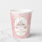 バニーが来たぞ！イースターベイビーシャワー 紙コップ (裏面)