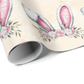 バニーが来たぞ！赤ちゃんシャワー ラッピングペーパー (ロールコーナー)