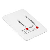 バニーが欲しいか?/カスタマイズ可能なASCII文字 マグネット (右側)