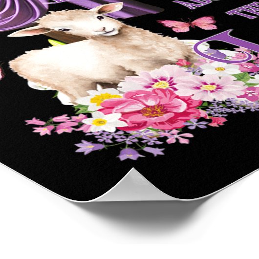 バニーじゃなくて子羊のかわいい ポスター (角)