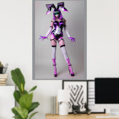 バニーとして提示 ポスター (ホームオフィス)