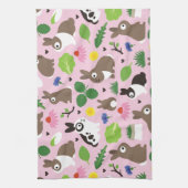 バニーとそのトリート キッチンタオル (縦)