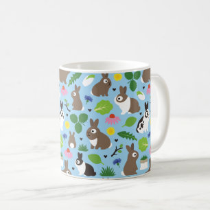 バニーとそのトリート コーヒーマグカップ