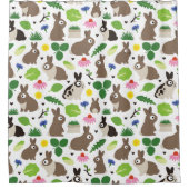 バニーとそのトリート シャワーカーテン (正面)