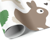 バニーとそのトリート ラッピングペーパー (ロールコーナー)