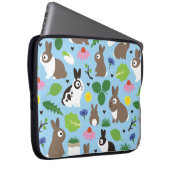 バニーとそのトリート ラップトップスリーブ (正面右)