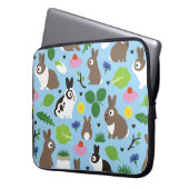 バニーとそのトリート ラップトップスリーブ (正面左)