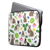 バニーとそのトリート ラップトップスリーブ (正面左)