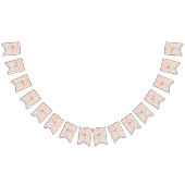 バニーとイチゴのバンティングのバナー バンティングフラッグ (全)