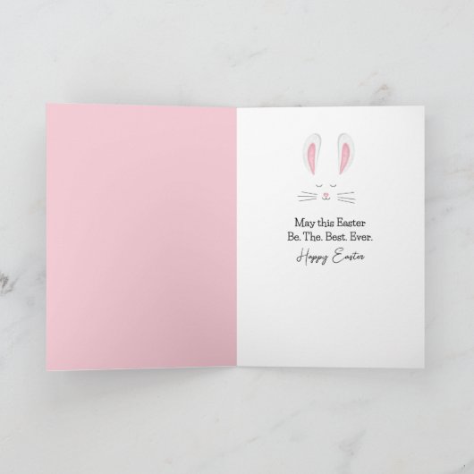 バニーとイースターの卵の木 シーズンカード (内部)