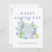 バニーとイースターエッグ シーズンポストカード (正面/裏面)