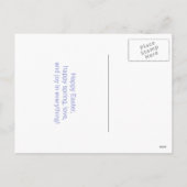 バニーとイースターエッグ シーズンポストカード (裏面)