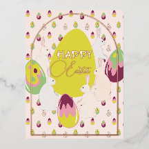 バニーとイースターエッグ。