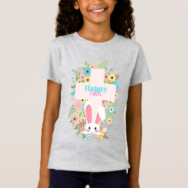 バニーとイースタークロス Tシャツ