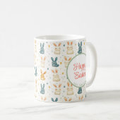 バニーとエッグのフローラ コーヒーマグカップ (正面右)