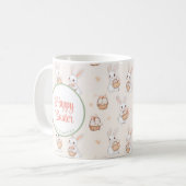 バニーとエッグのフローラ コーヒーマグカップ (正面左)