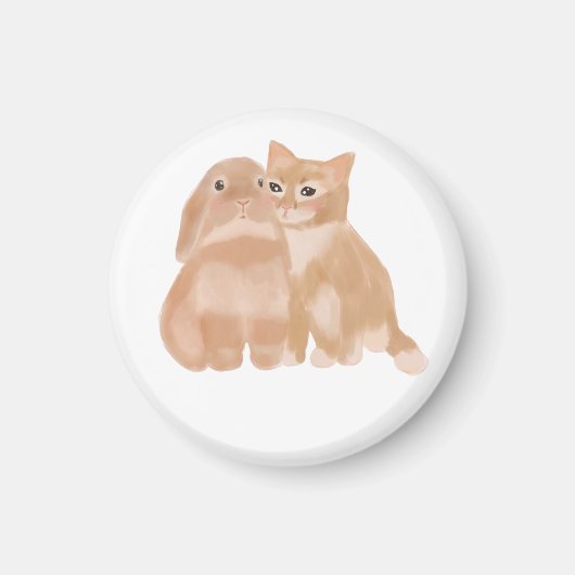 バニーとキャットマグネット! マグネット (正面)