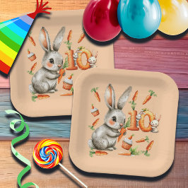 バニーとキャロッツ10th誕生日パーティー ペーパープレート