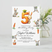 バニーとキャロッツ5th誕生日パーティー 招待状 (スタンド正面)