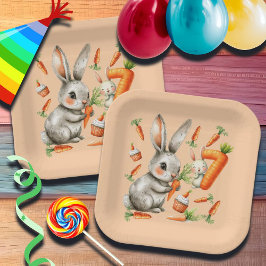 バニーとキャロッツ7th誕生日パーティー ペーパープレート