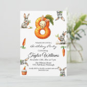 バニーとキャロッツ8th誕生日パーティー 招待状 (スタンド正面)