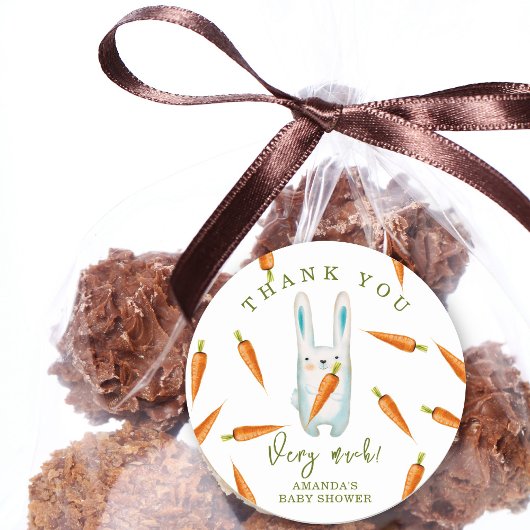 バニーとキャロッ感謝していト – あなたはとても多くの ラウンドシール