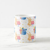 バニーとコアラが子どもの誕生パーティーに参加 コーヒーマグカップ (中央)