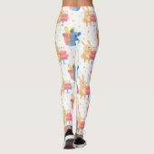 バニーとコアラが子供誕生日パーティーに参加 レギンス (裏面)