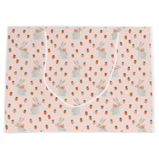 バニーとストロベリーバースデーパーティー ラージペーパーバッグ