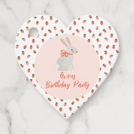 バニーとストロベリー フェイバータグ (正面)