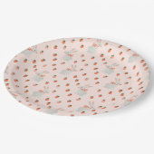 バニーとストロベリー ペーパープレート (アングル)