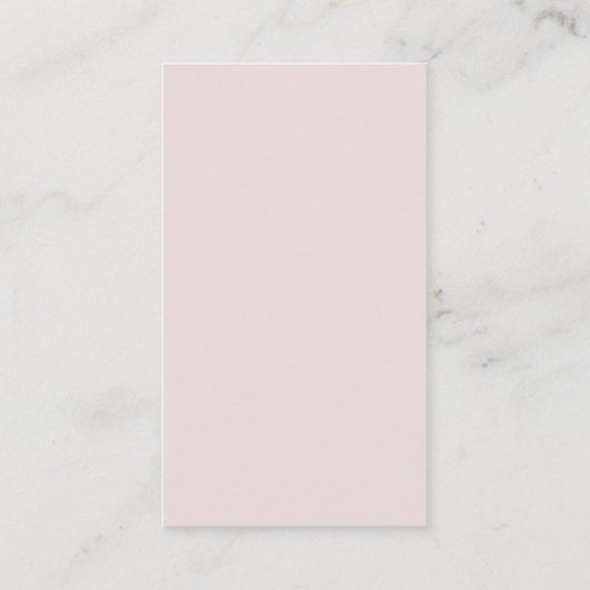 バニーとピンクの花赤ちゃんシャワーおむつラッフル エンクロージャーカード (裏面)