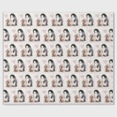 バニーとペンギンの友情 ラッピングペーパー (フラット)